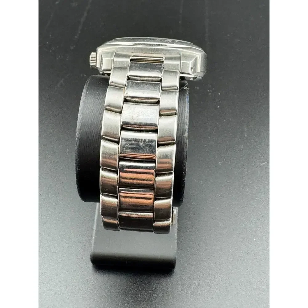 Fossil Big Tic JR-8090 Vintage Analog Watch Stainless Steel